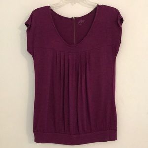 Purple loft top